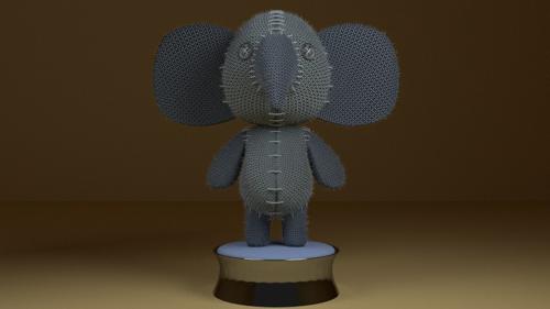 small elephant character  preview image